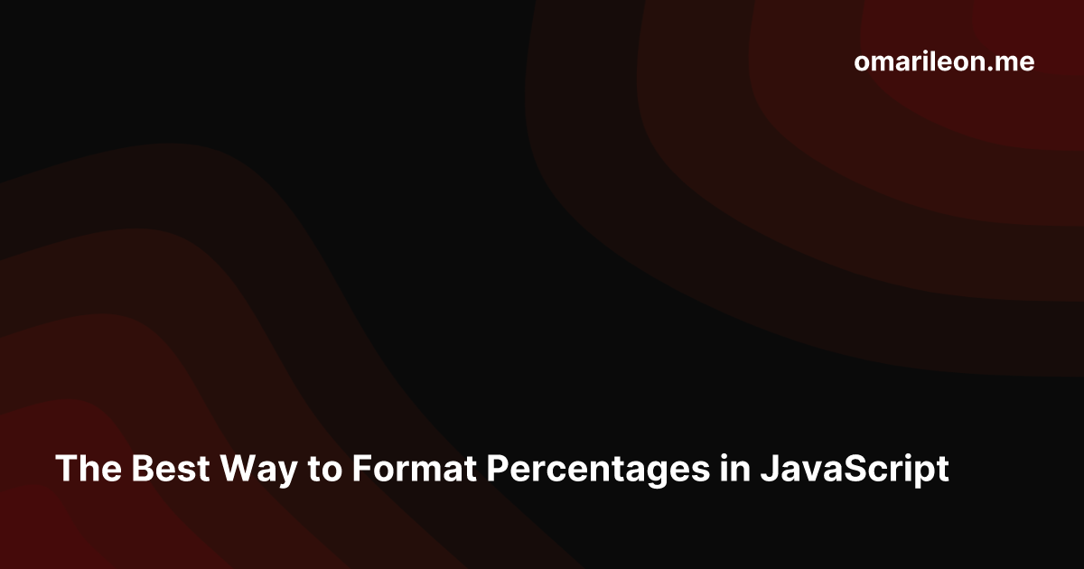 html number format percentage